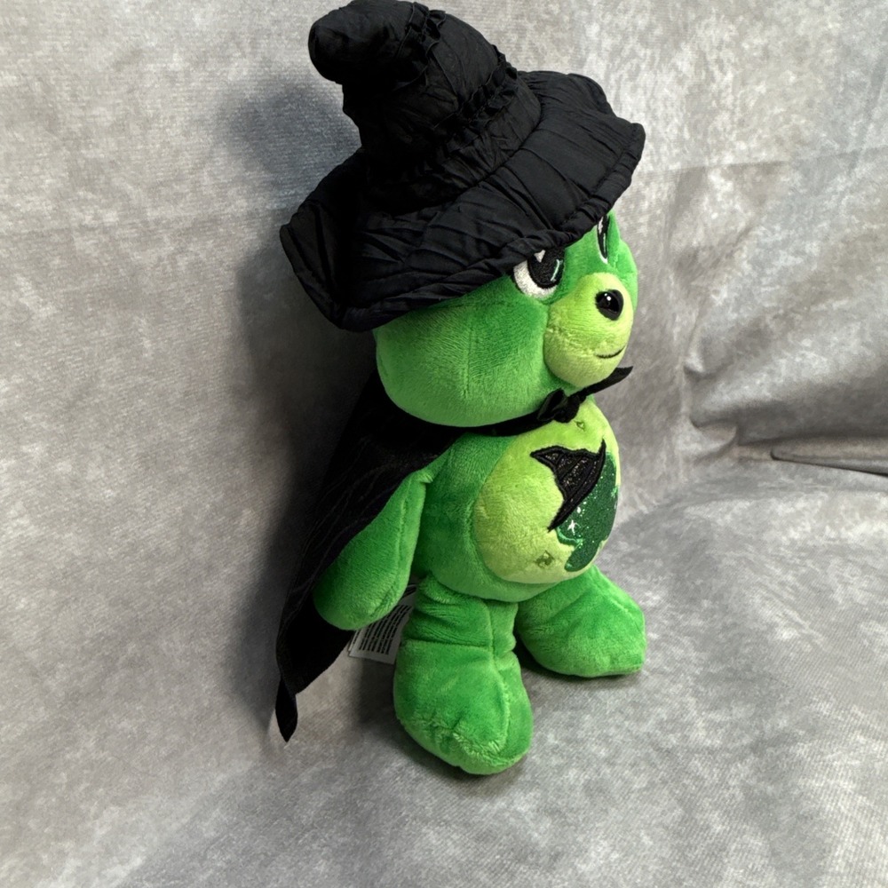 Wicked x Care Bears Good Luck Bear Plush Elphaba Limited Edition Toy Bear-NEW! - Picture 5 of 9